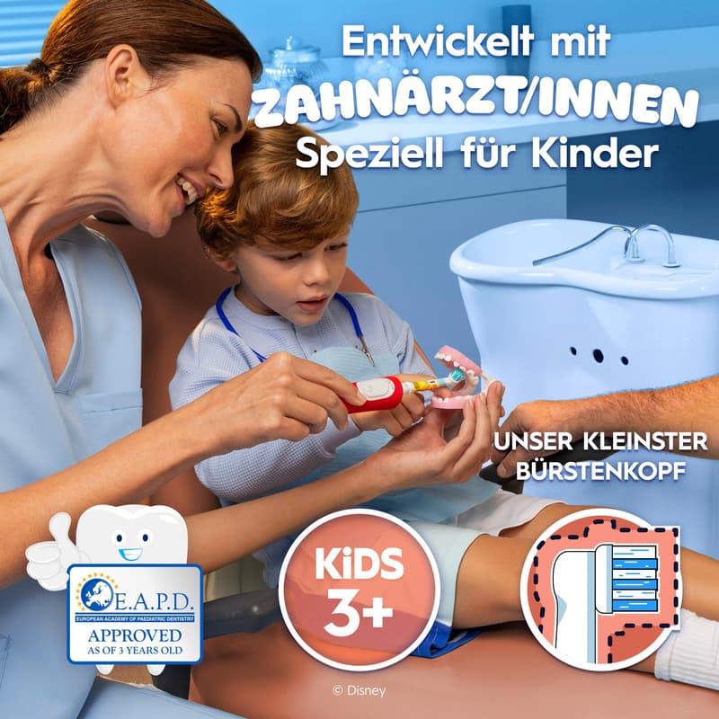 Oral-B Ersatzdüsen Aufsteckbürsten Kids König der Löwen 4er