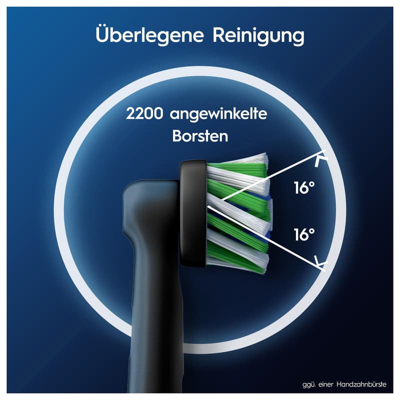Oral-B Aufsteckbürsten Pro CrossAction Schwarz
