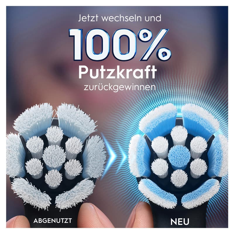 Oral-B Aufsteckbürsten iO Sanfte Reinigung Schwarz