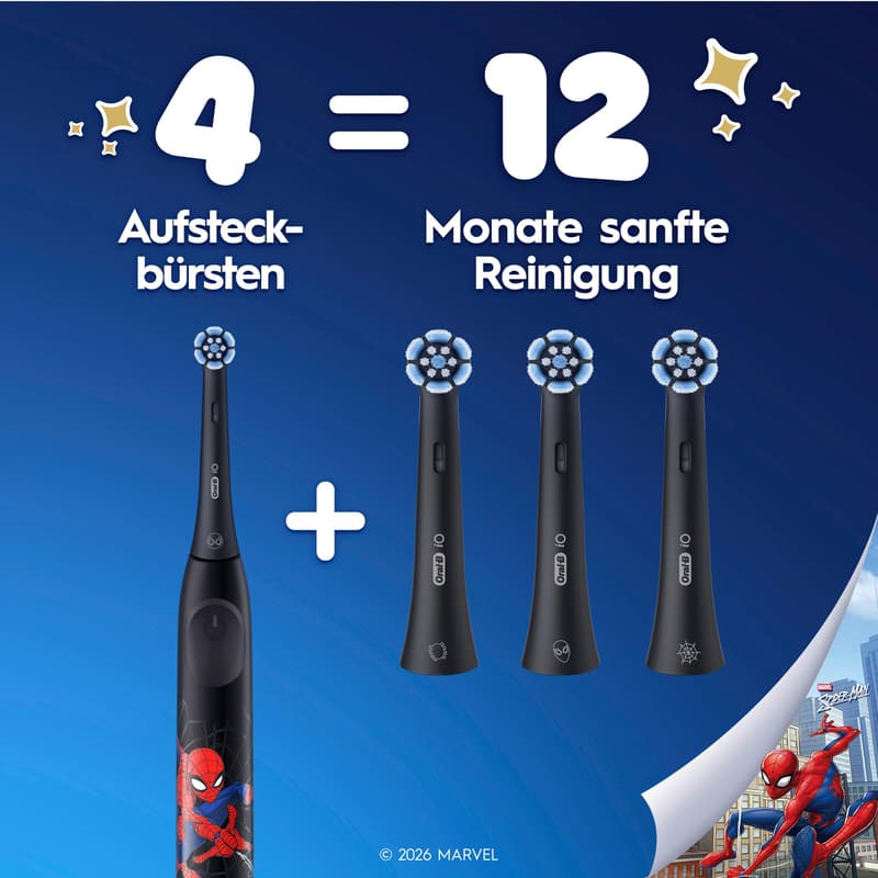 Oral-B Aufsteckbürsten iO Kids Spiderman