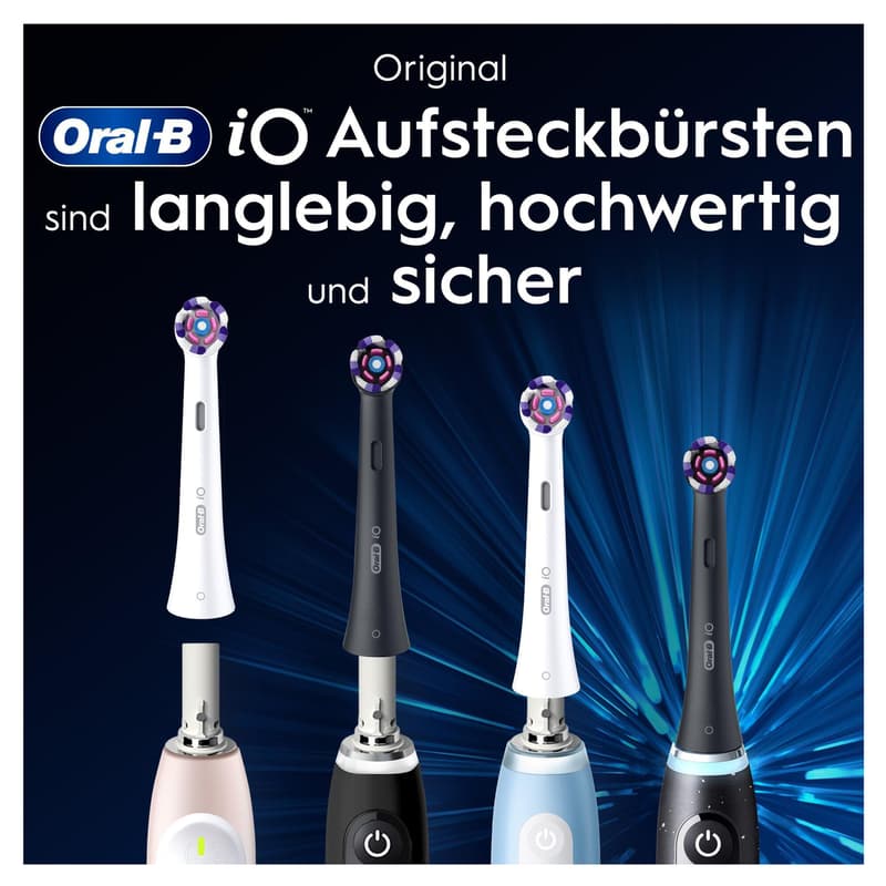 Oral-B Aufsteckbürsten iO Schwarz