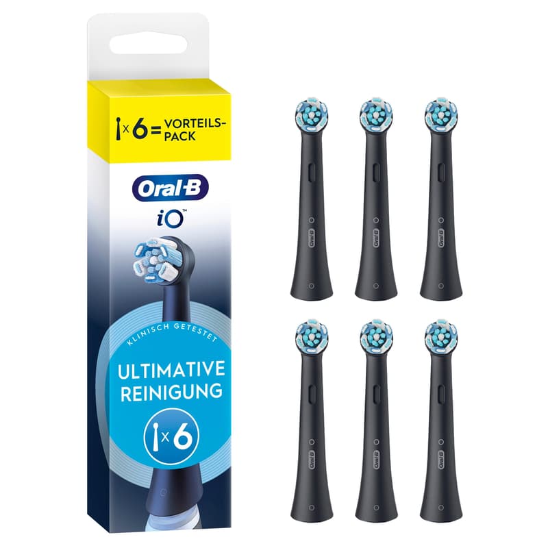 Oral-B Aufsteckbürsten iO Ultimative Reinigung Schwarz