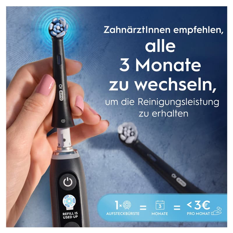 Oral-B Aufsteckbürsten iO Ultimative Reinigung Schwarz