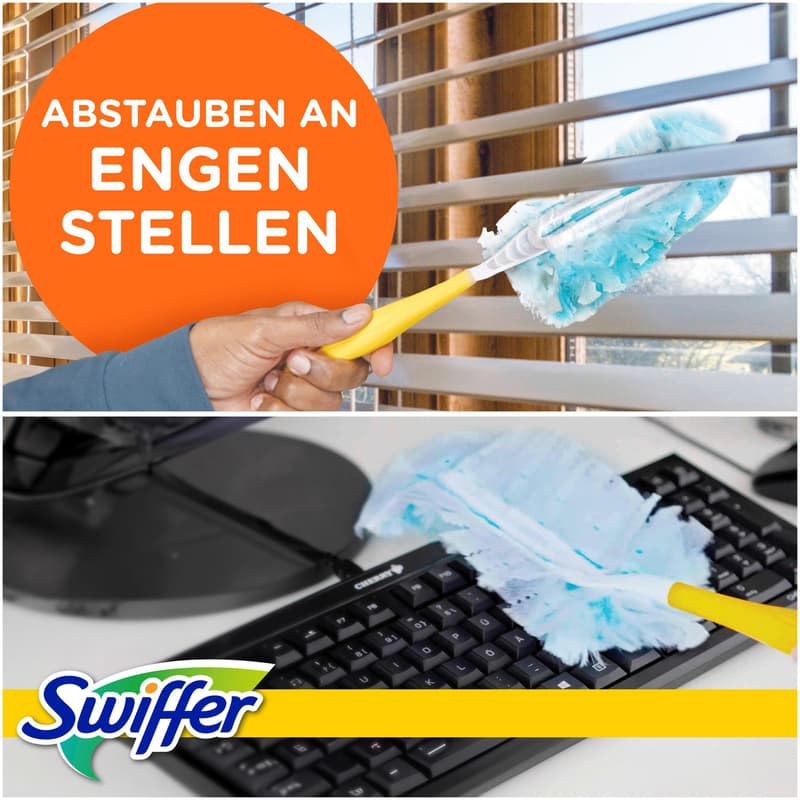 Swiffer Staubmagnet Starterset Griff + 3 Tücher mit Duft 1 Set