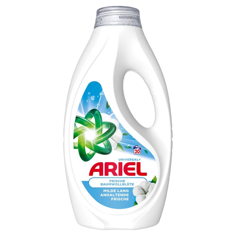Ariel Vollwaschmittel Frische Baumwollblüte 20WL
