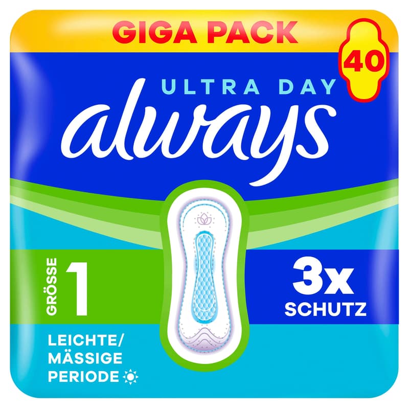 Always Ultra Damenbinden Größe 1 - Normal