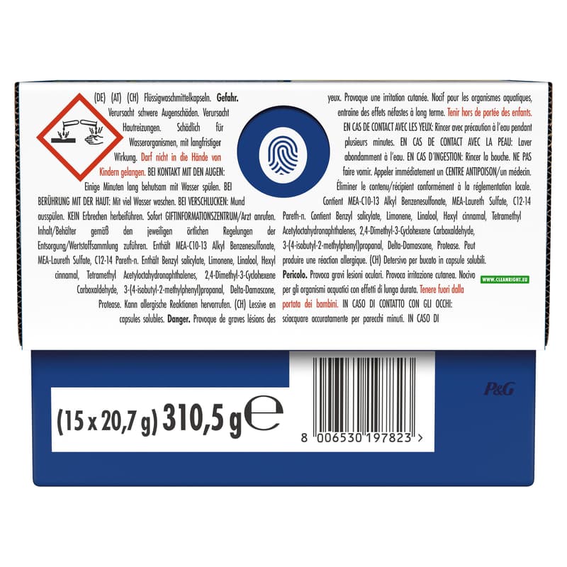Lenor All-in-1 Vollwaschmittel Pods Aprilfrisch 15WL
