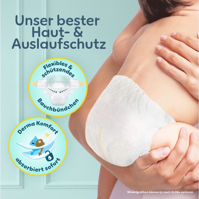 Pampers Premium Protection New Baby Windeln Gr.1 Newborn, Single Pack, 2-5kg