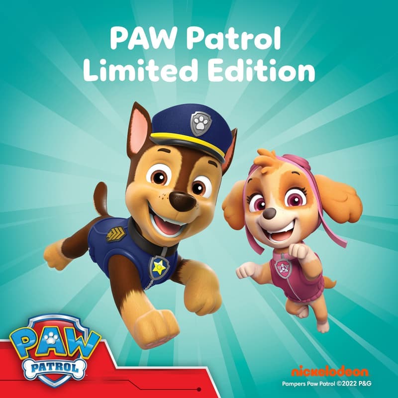Pampers Baby Dry Pants Windeln Gr.6 Extra Large, Single Pack, 13-19kg Paw Patrol