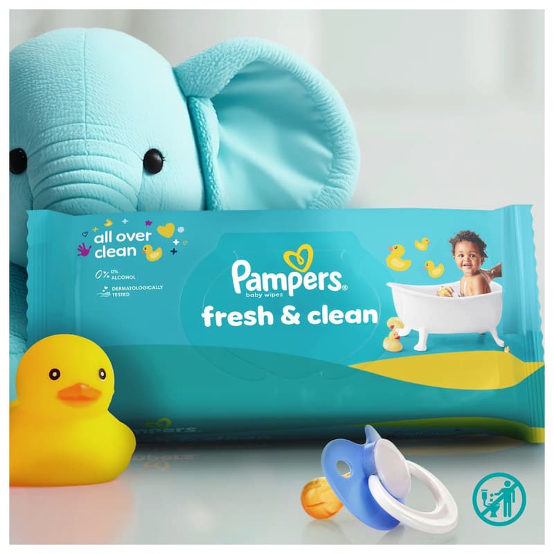 Pampers Feuchttücher Fresh Clean 6er Pack