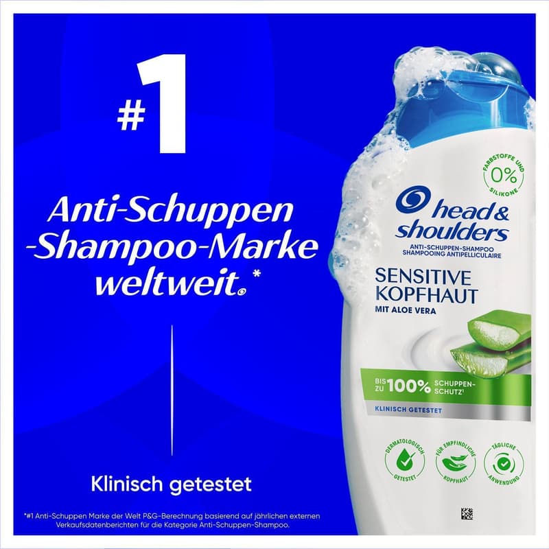 Head & Shoulders Anti Schuppen Shampoo empfindliche Kopfhaut