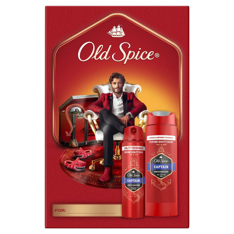 Old Spice Deo Spray Geschenkset Gentlemen Captain Spray, SG