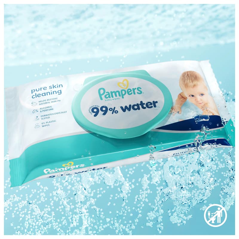Pampers Feuchttücher 99% Water 1x 60 ST