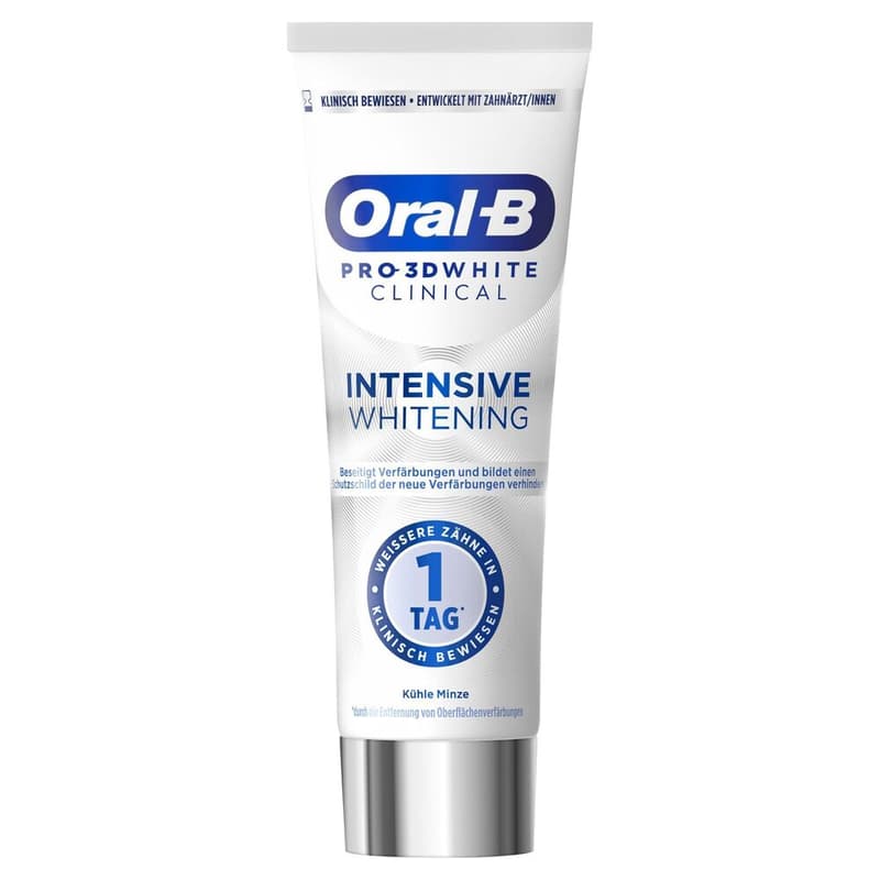 Oral-B 3D White Clinical Kühle Minze Vertikal 75ml