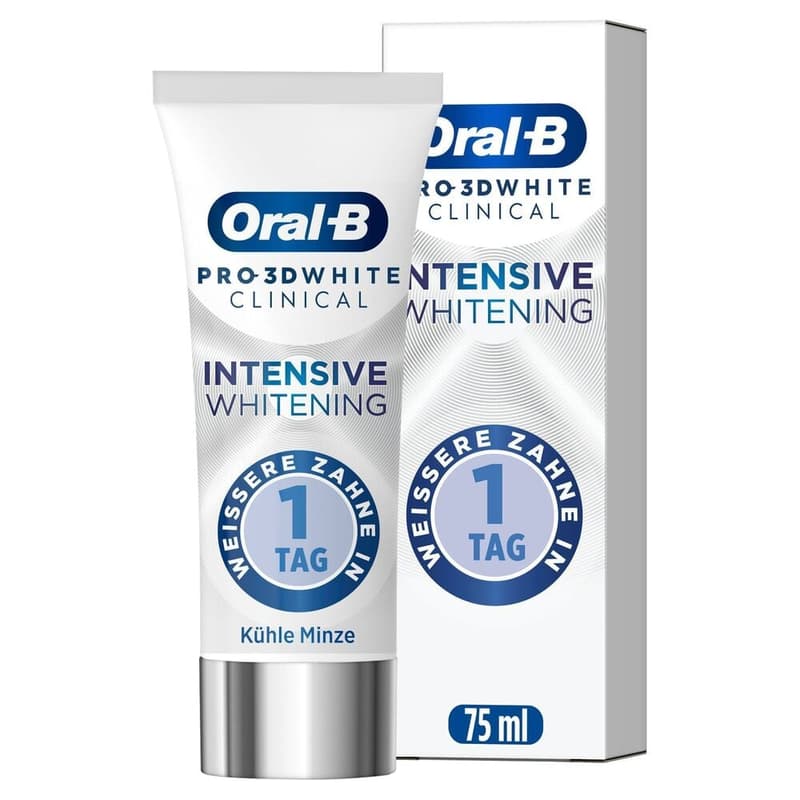 Oral-B 3D White Clinical Kühle Minze Vertikal 75ml