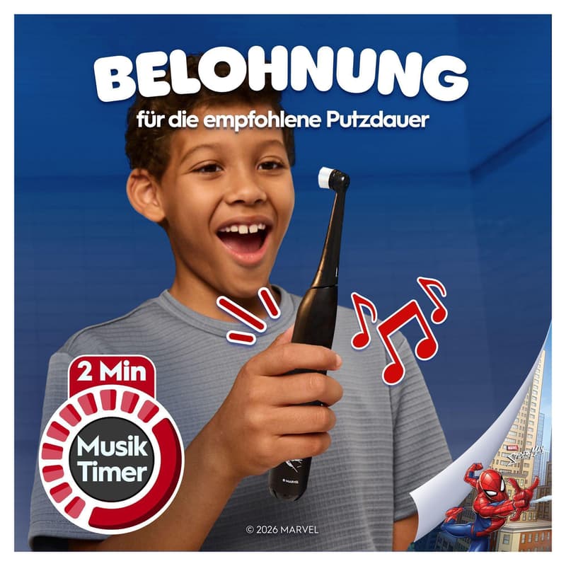 Oral-B iO Kids 6+ mit Reiseetui Spiderman