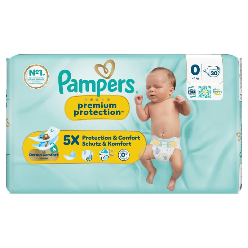 Pampers Premium Protection New Baby Windeln Gr. 0 Micro <3kg Single Pack