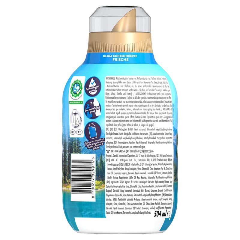 Lenor Weichspüler Luftfrisch Alpensee 36WL