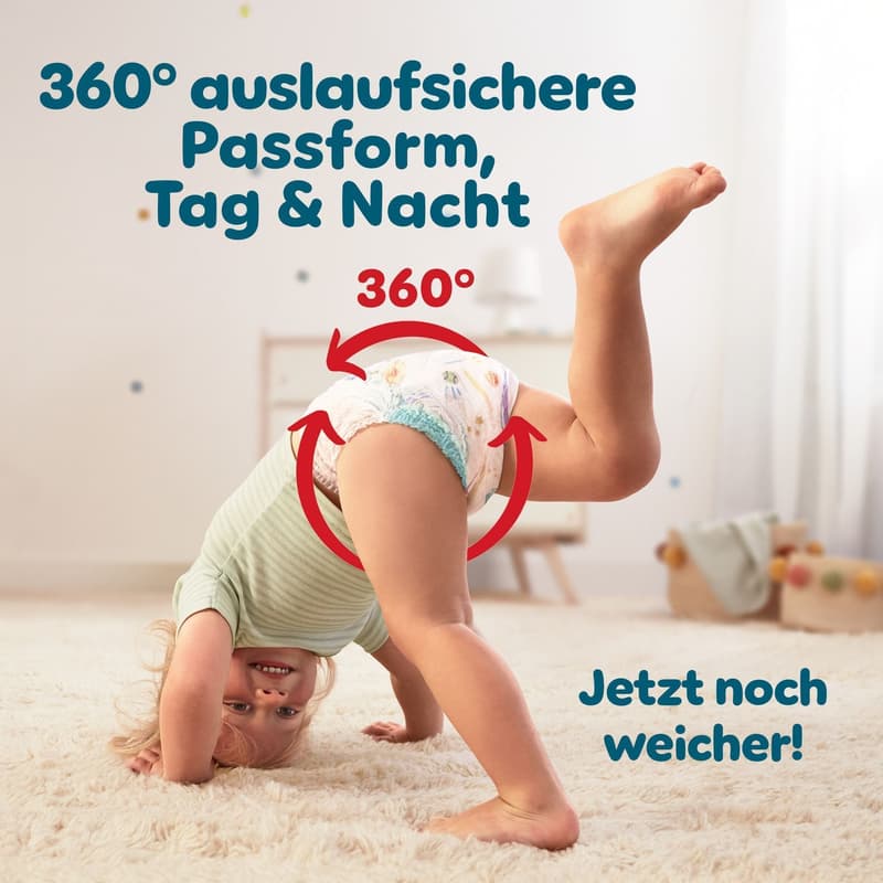 Pampers Baby Dry Pants Windeln Gr.4 Maxi, Single Pack, 9-15kg