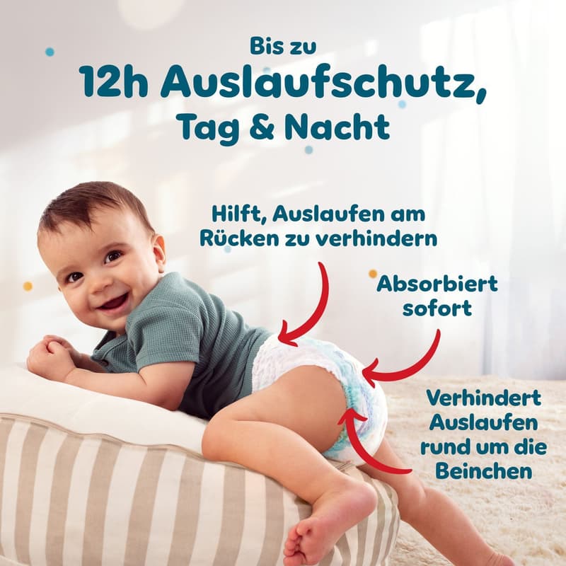 Pampers Baby Dry Pants Windeln Gr.4 Maxi, Single Pack, 9-15kg