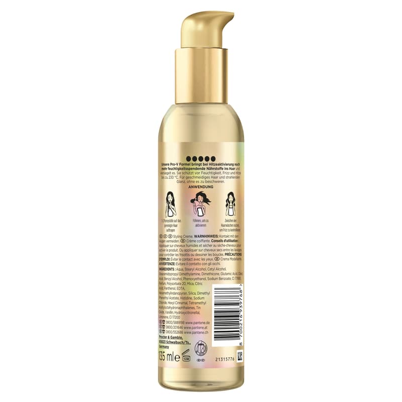 Pantene PRO-V Haarkur/Balsam Moisture Boost HEAT & GLOW Leave-In Creme