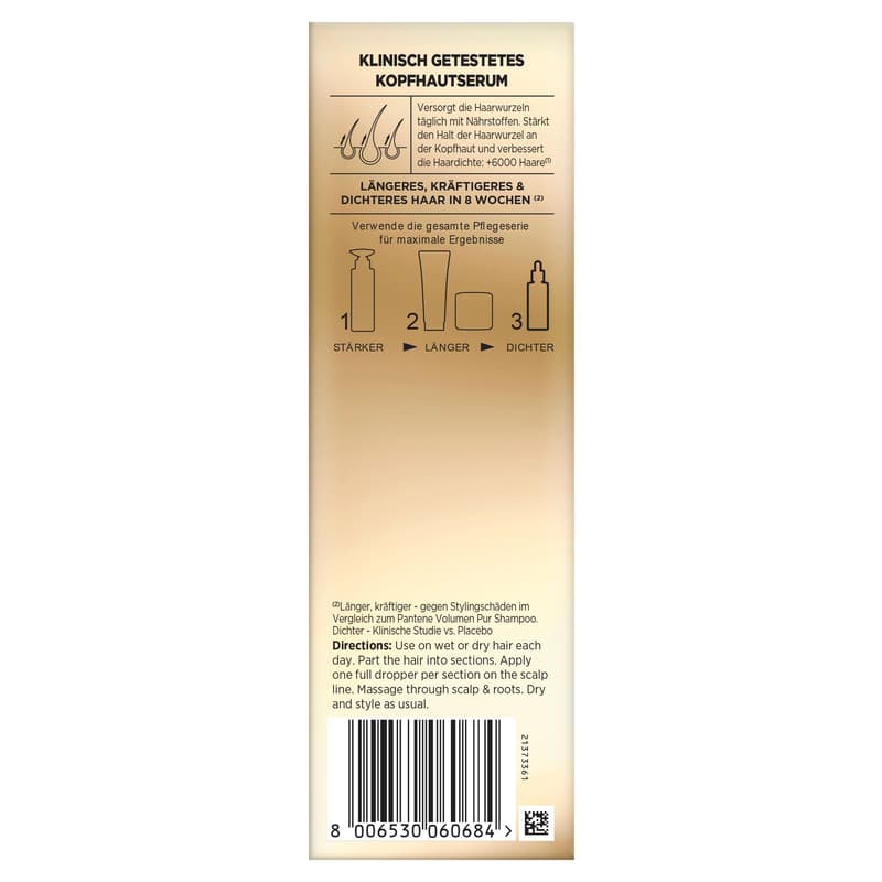 Pantene Pro-V Haarkur Balsam Anti-Haarverlust Kopfhaut Serum