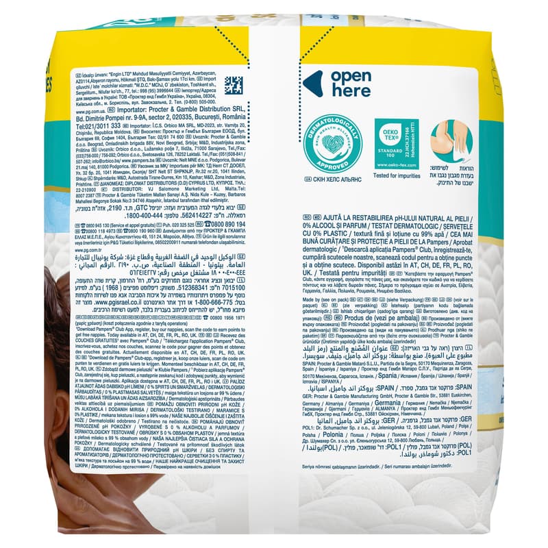 Pampers Feuchttücher Aqua Soft touch 6x 288 ST