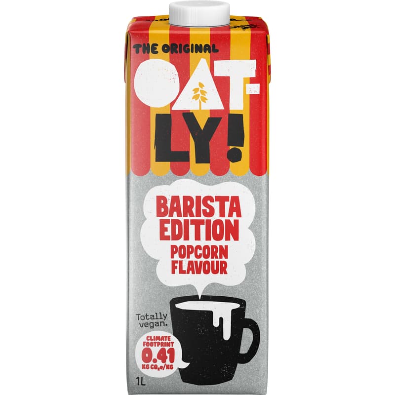 Oatly Oat Barista Edition Popcorn Flavour