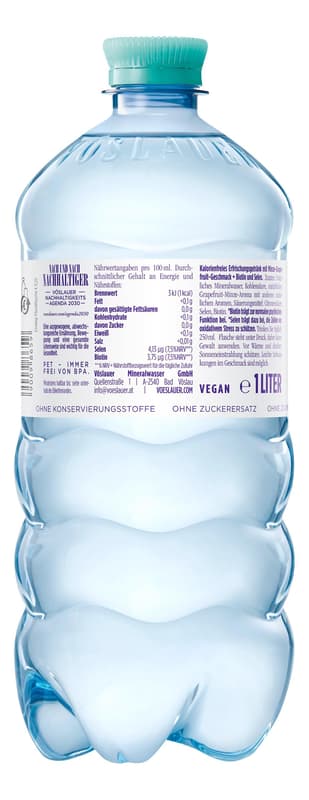 Vöslauer Gartenminze-Grapefruit Plus Biotin & Selen (EINWEG)