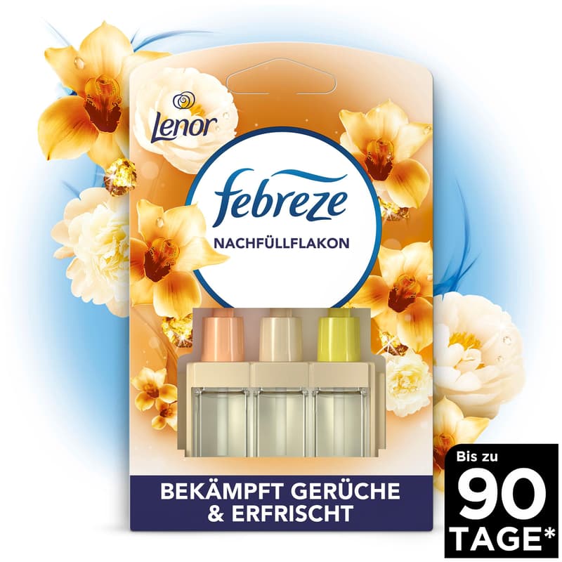 Febreze 3Volution Lufterfrischer Duftstecker Nachfüllflakon Lenor Goldene Orchidee