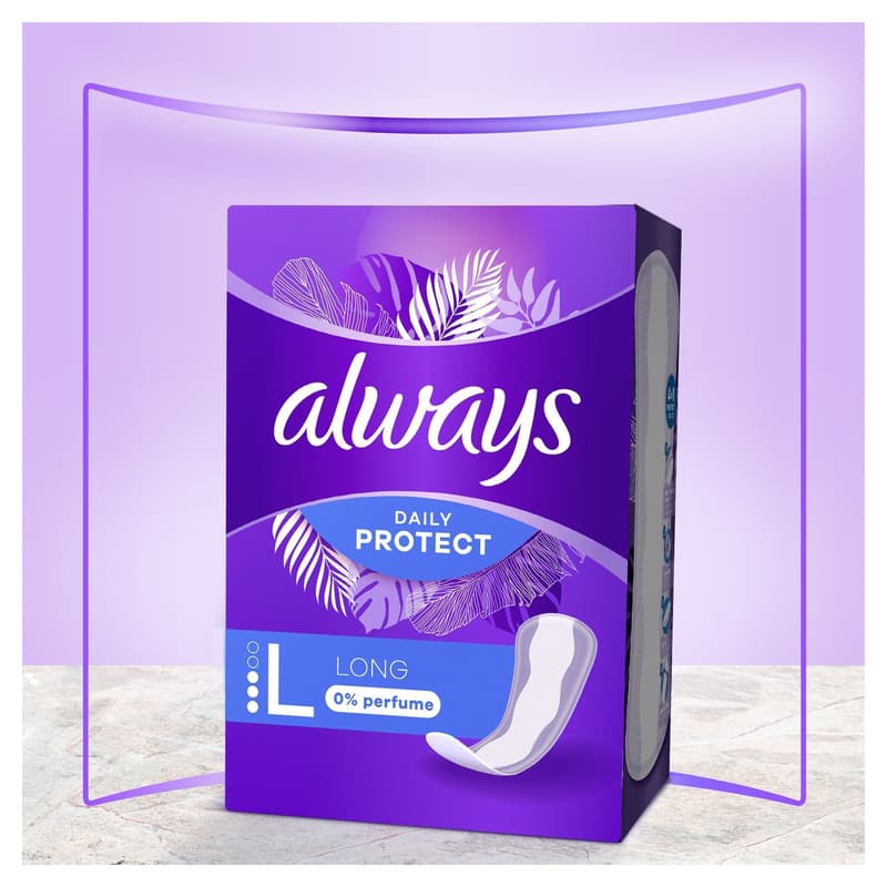 Always Daily Slipeinlagen Daily Protect Long ohne Duft BigPack