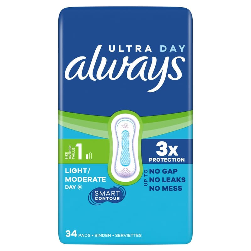Always Ultra Day Damenbinden Normal (Größe 1) Monatspaket