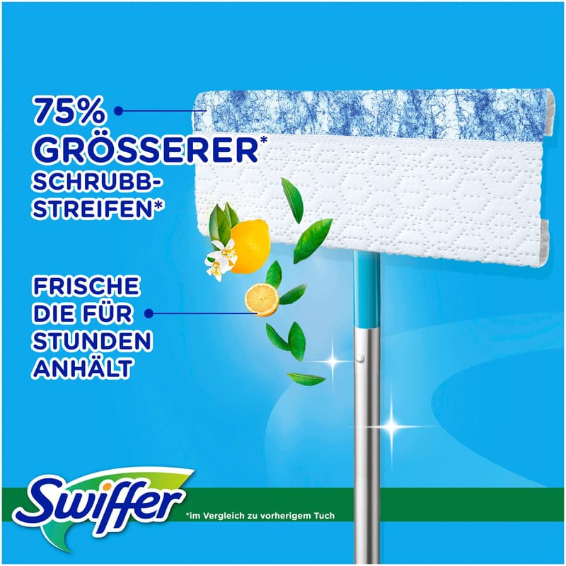 Swiffer Wet Wischtücher Nachfüllpackung 60er Komfort Pack 3x20 Tücher