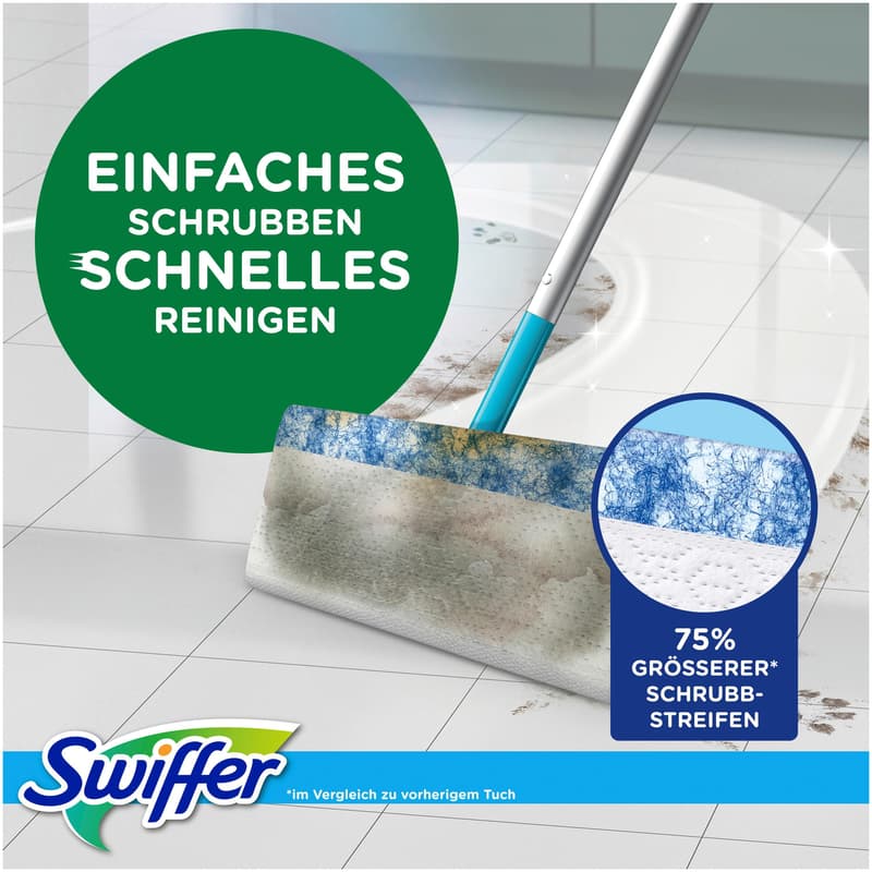 Swiffer Wet Wischtücher Nachfüllpackung 60er Komfort Pack 3x20 Tücher