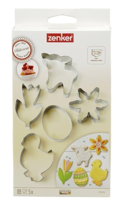 Zenker 5 Cookie Cutter Set Spring Meadow