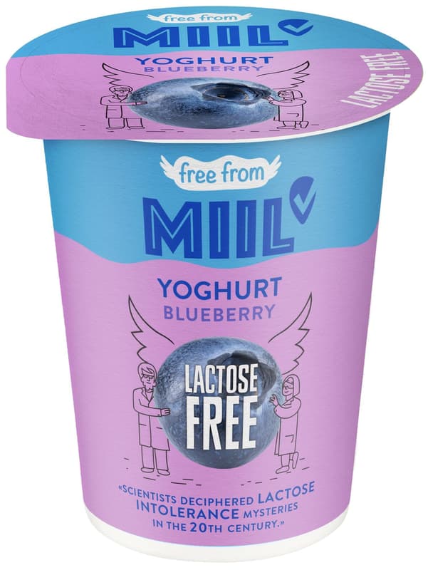 Miil yogurt lactose free blueberry 180 g