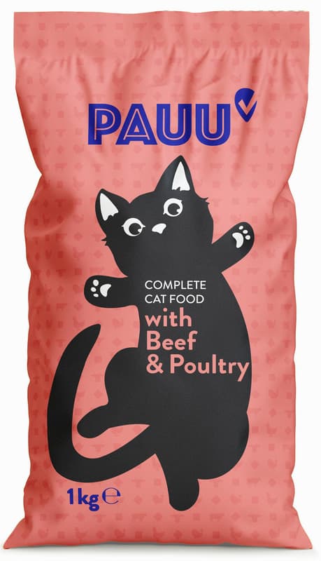 Pauu Dry Cat beef,chicken