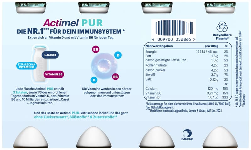 Actimel Plus Pur