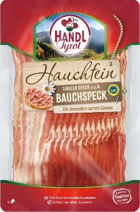 Handl AMA Tyrolean bacon PGI, wafer-thin belly bacon