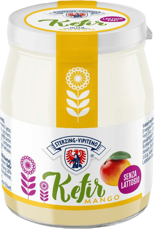 Kefir whole milk lactose free mango