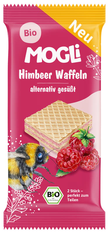 Mogli Organic Raspberry Waffles