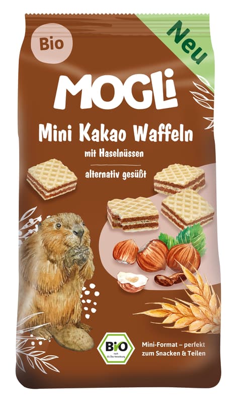 Mogli Organic Mini Cocoa Wafers