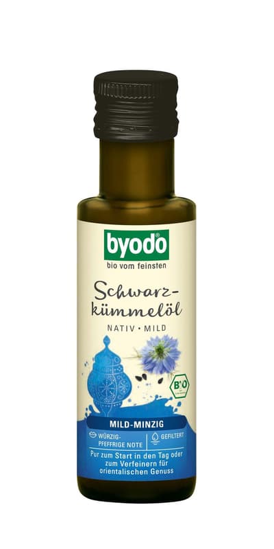 Byodo BIO Schwarzkümmelöl nativ, mild, gefiltert