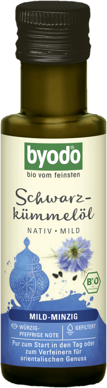 Byodo BIO Schwarzkümmelöl nativ, mild, gefiltert