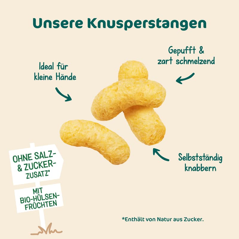 Milupa Entdeckerbande – Chickpea Crispy Sticks