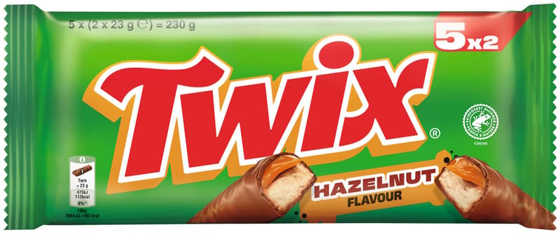 Twix Haselnuss 5er