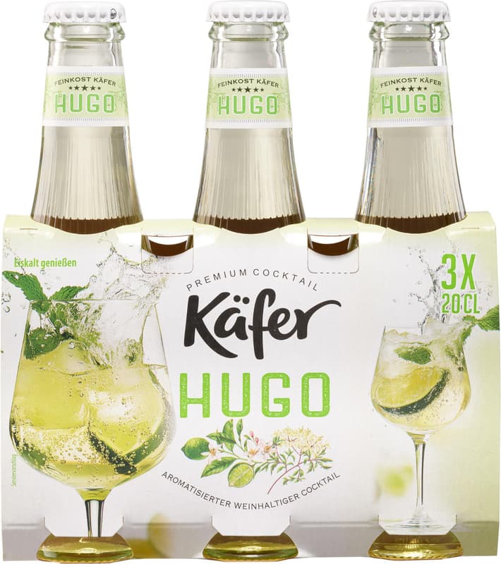 Käfer Hugo 3x0,2 l (MEHRWEG)