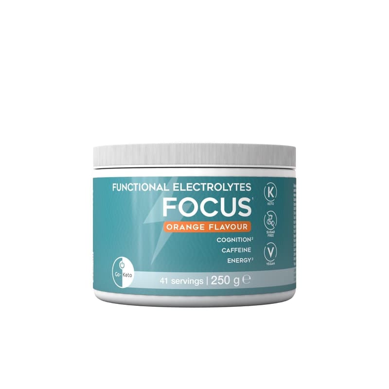 Go-Keto Functional Electrolytes Drink Mix Focus Orange