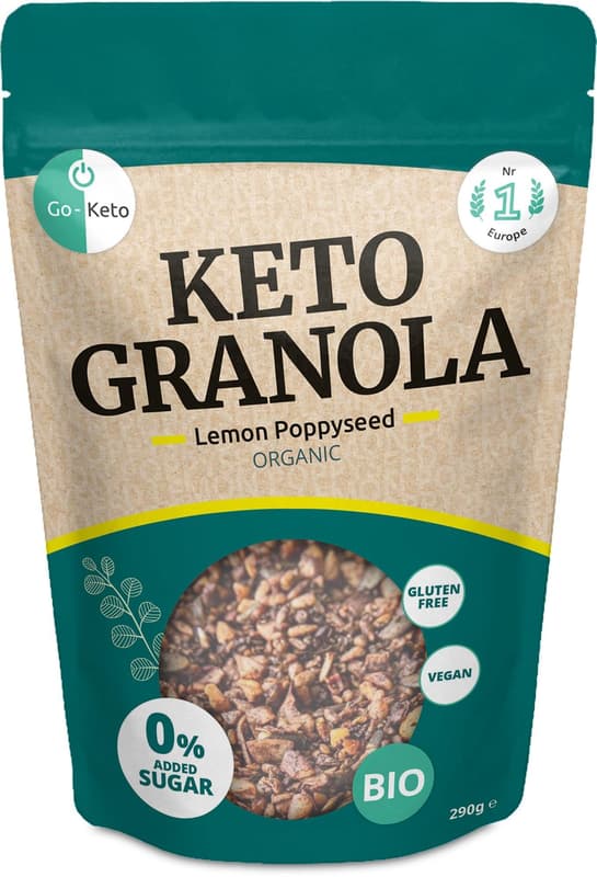 Bio Keto Granola Lemon Poppyseed Go-Keto 290g