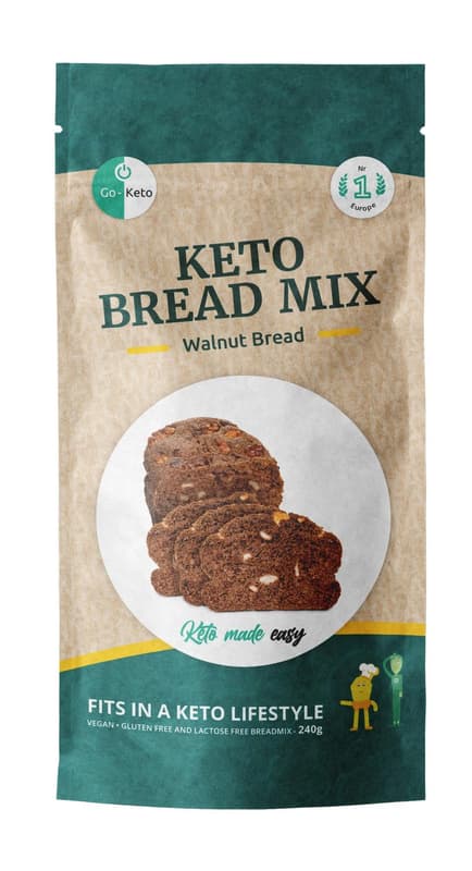 Keto Bread Mix Brown Go-Keto 270g